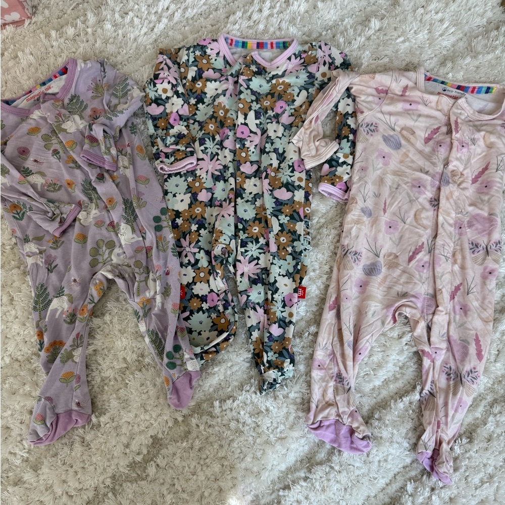 Set of Three Modal Magnetic Me Onesies